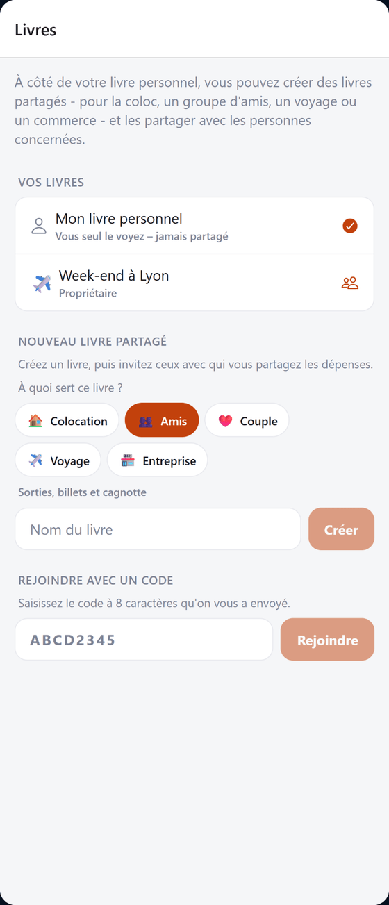 MuCash sur un téléphone