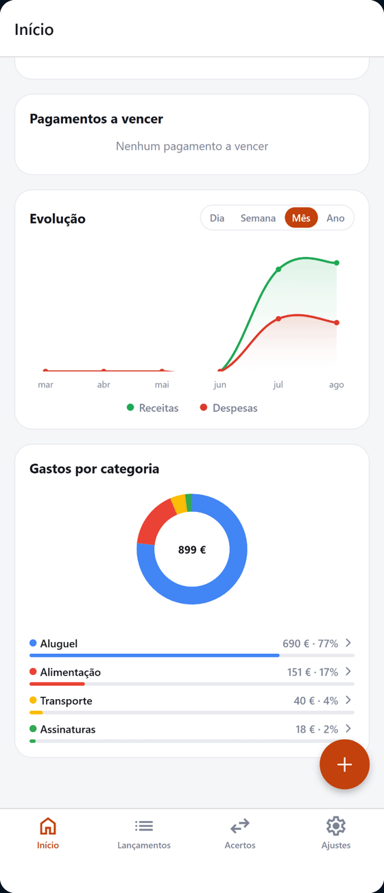 MuCash num telemóvel