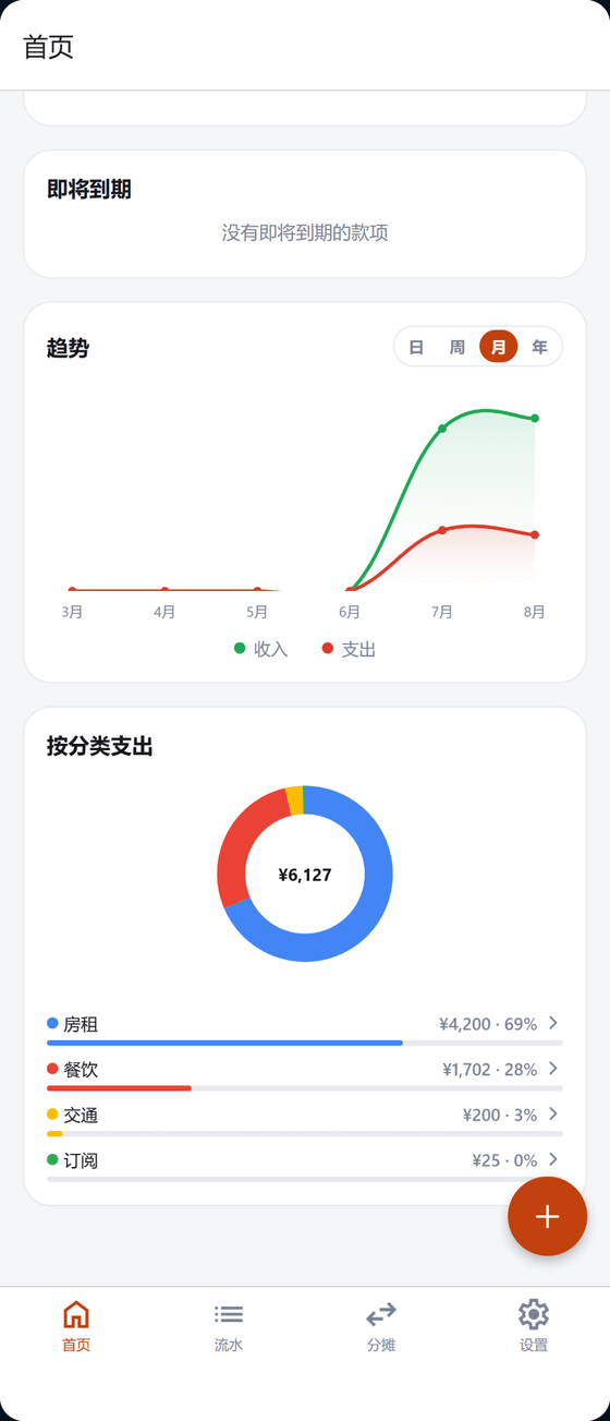 手机上运行的 MuCash
