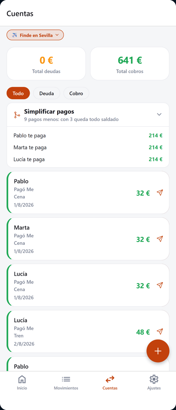 MuCash en el móvil
