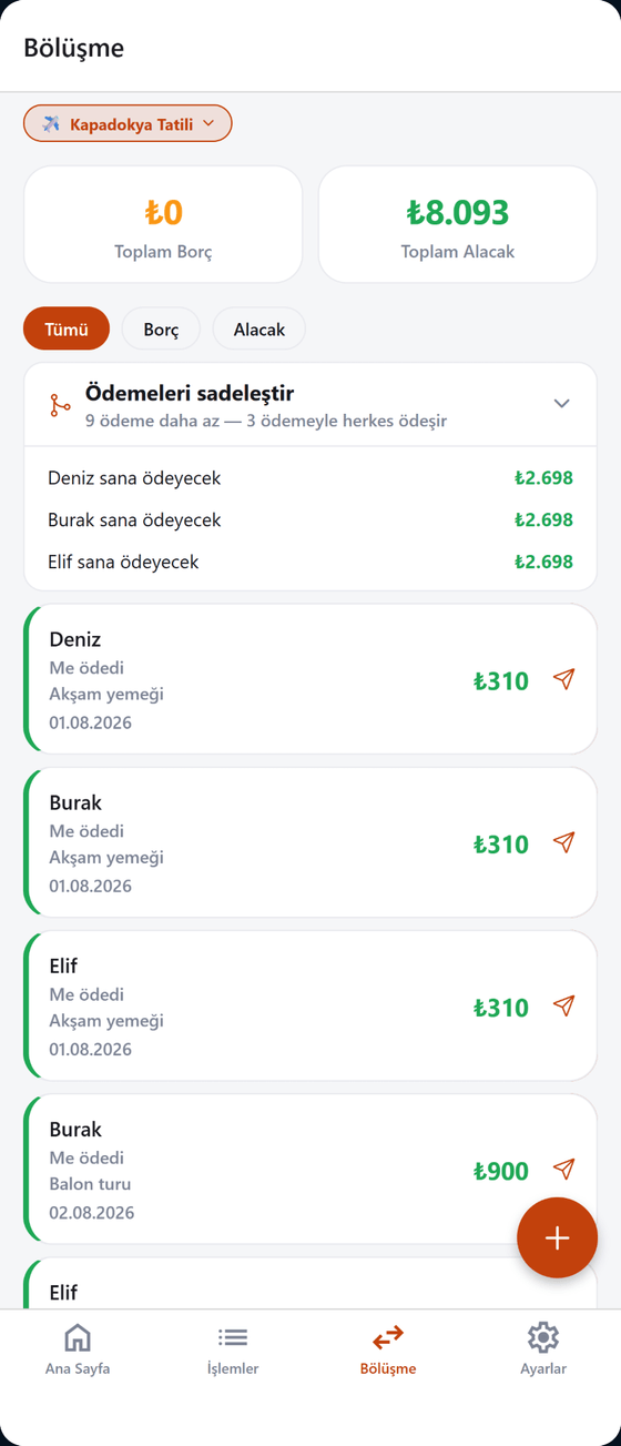 MuCash telefonda çalışırken
