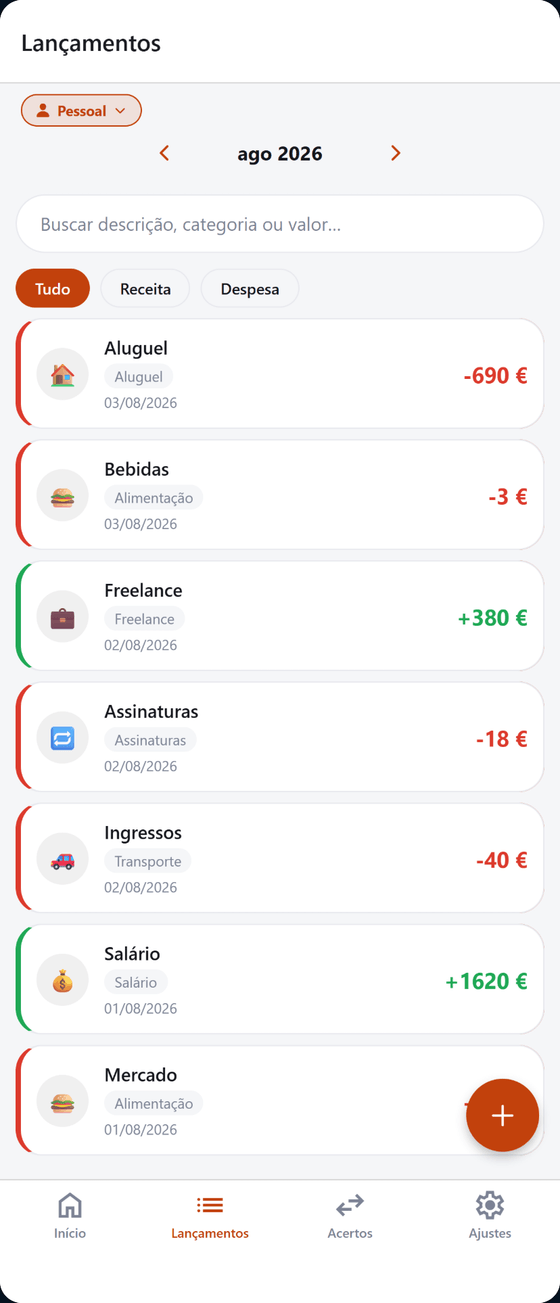 MuCash num telemóvel
