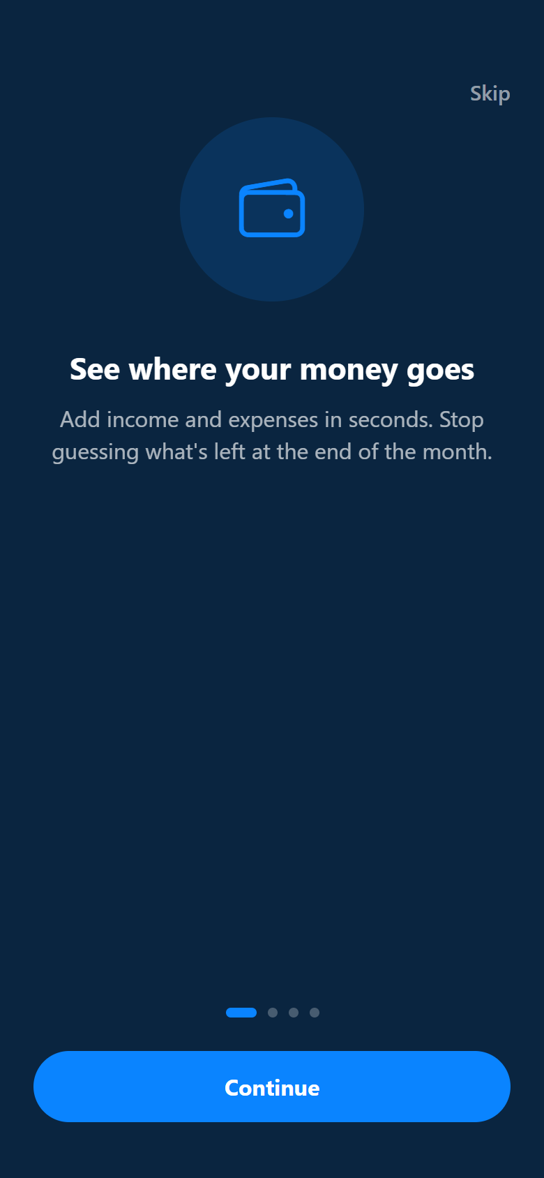 MuCash running on a phone